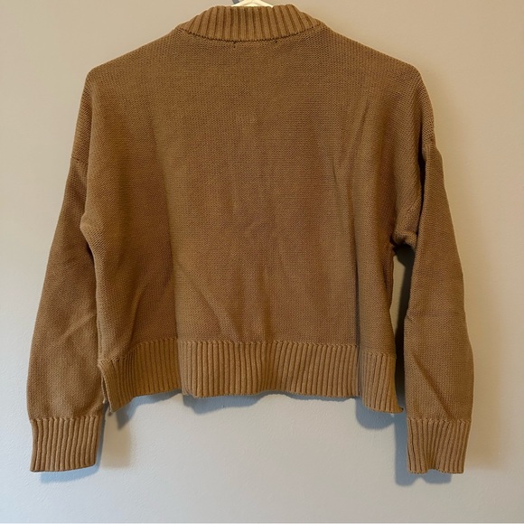 Quince cotton cropped cardigan in size xs - Picture 4 of 4